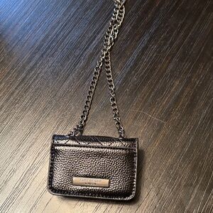 Kurt Geiger Metallic Black Mini Bag